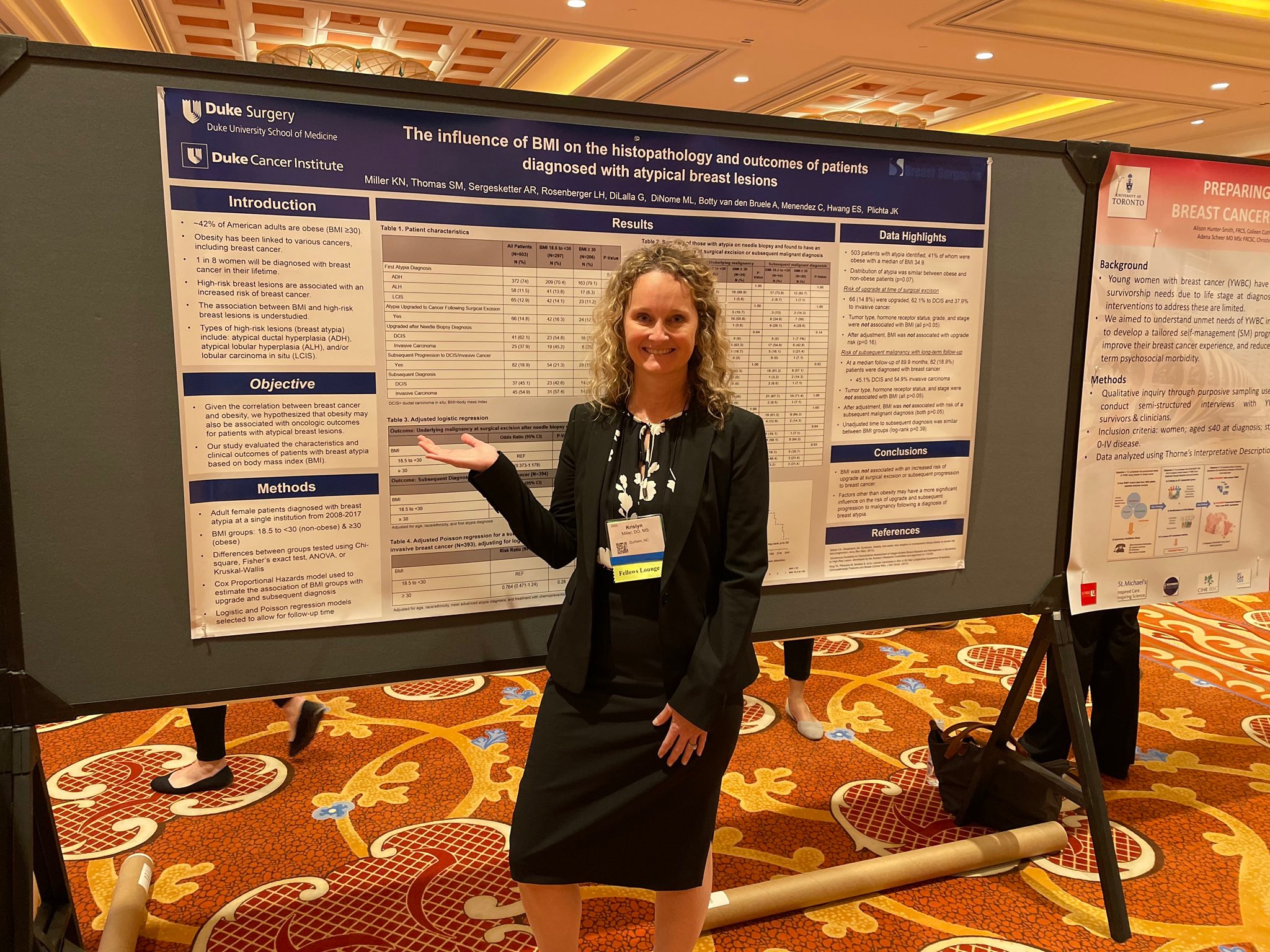 Plichta lab member presenting research